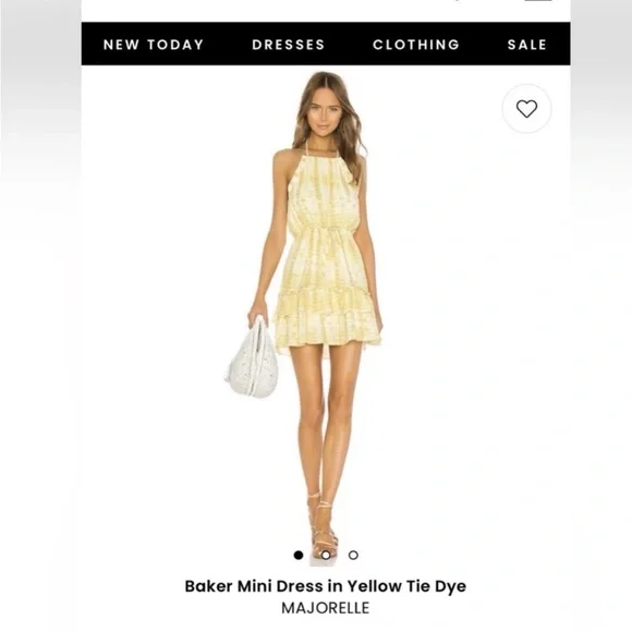 Majorelle Tie-Dye Halter Ruffle Sundress - Picture 3 of 3